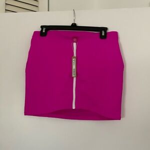 NWT skims sporty zipper swim mini skirt